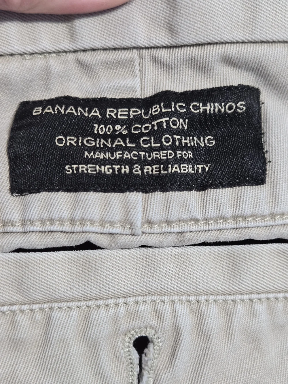 Banana Republic Dawson Khaki Chino Pants Men's 36x32 Straight Leg Cotton